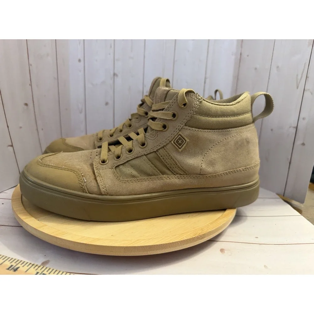 5.11 Tactical 12411 Mens Norris Sneaker Shoes 120 Coyote Size 9 Vibram Soles *
